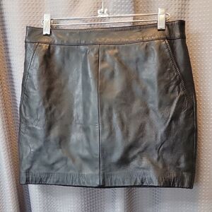 Leith Leather Mini Skirt Size S